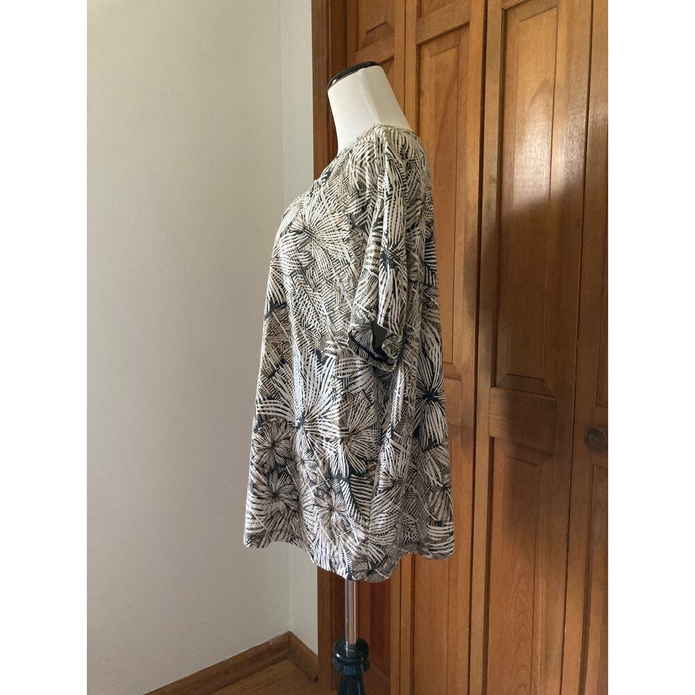 Ruby Rd. Floral Stretch Pullover Top, Size 3X - Picture 2 of 5